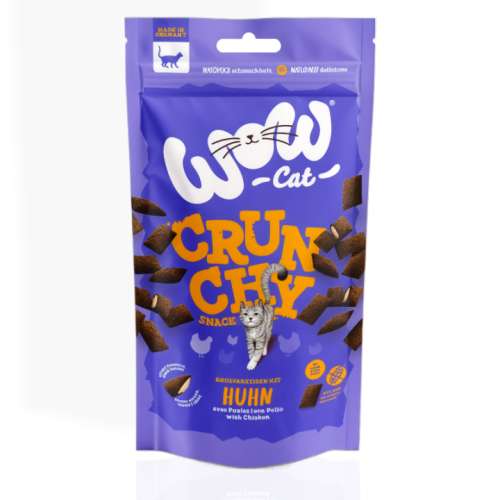 Wow Cat Crunchy z Kurczakiem 60 g | przysmak dla kota