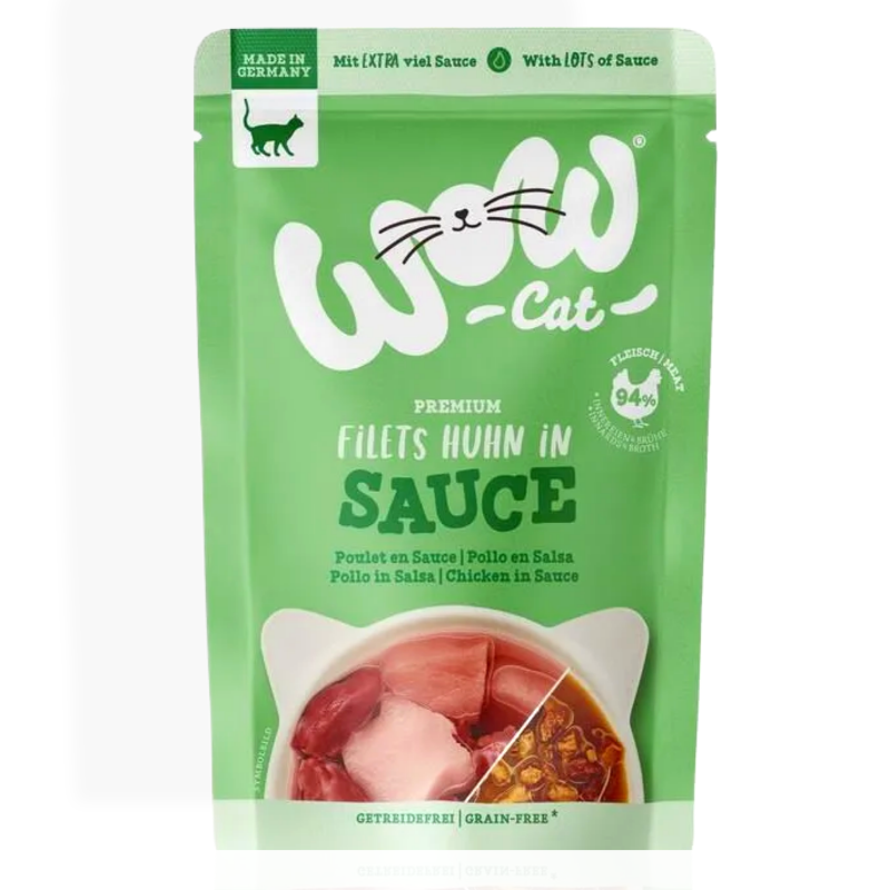 Wow Cat Filety z Kurczaka 70 g | mokra karma dla kota