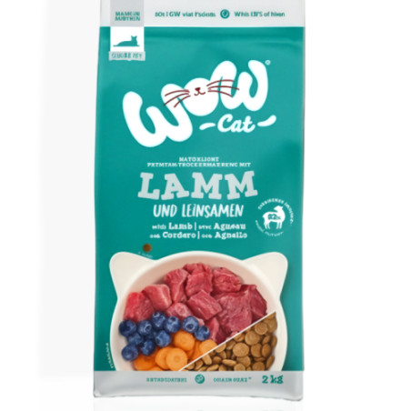 Wow Cat Senior z Jagnięciną 325 g | sucha karma dla kota