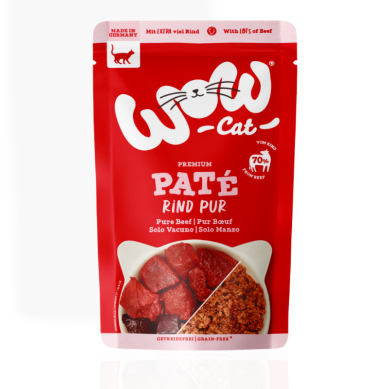 Wow Cat Adult Wołowina 125 g | mokra karma dla kota
