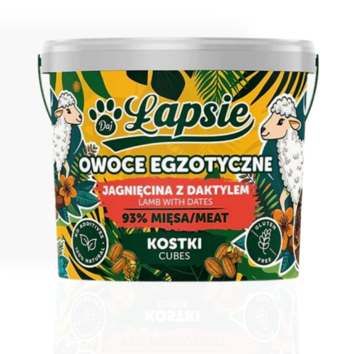 Łapsie Kostki Jagnięcina z Daktylem 160 g | przysmak dla psa
