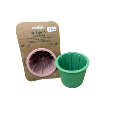 Fiboo Kubek Snack Fibeek zielony 9×8 cm | Fiboo