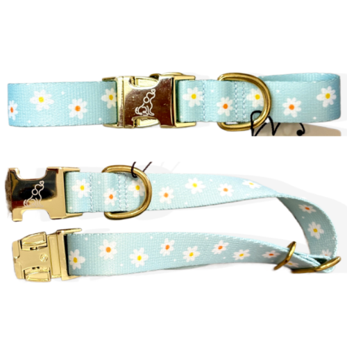 Woofland Daisy L/25mm złote okucia | obroża dla psa