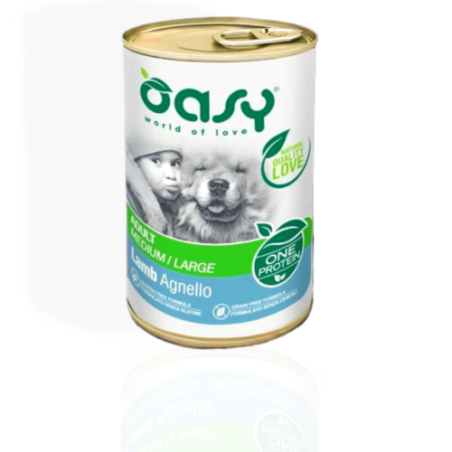 Oasy One Protein Adult Jagnięcina 400g | Karma Mokra dla Psa Alergika