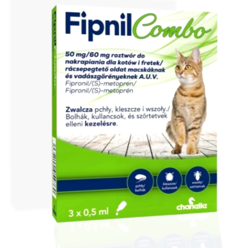 Fipnil Combo Kot 0,5ml 1 pipeta | krople spot-on dla kota