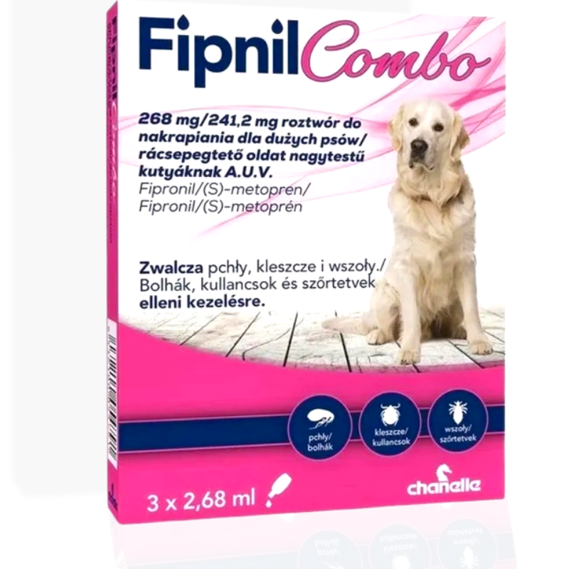 Fipnil Combo Pies L 2,68ml 1 pipeta | krople na kleszcze
