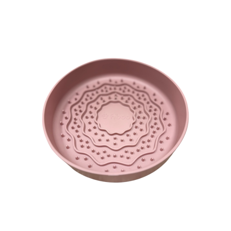Fiboo Lick Fiboowl miska 2w1 19 cm różowa | Fiboo