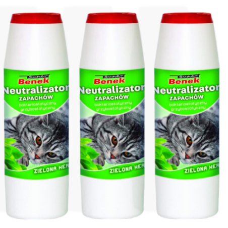 Super Benek neutralizator zielona herbata 500g | do kuwety
