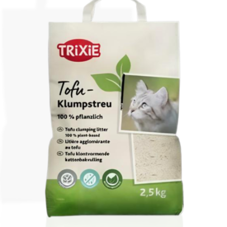 Trixie tofu żwirek zbrylający 2,5kg | żwirek dla kota