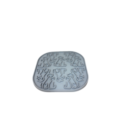 Fiboo Mata Lollipop jasno szara 19×19 cm | Fiboo