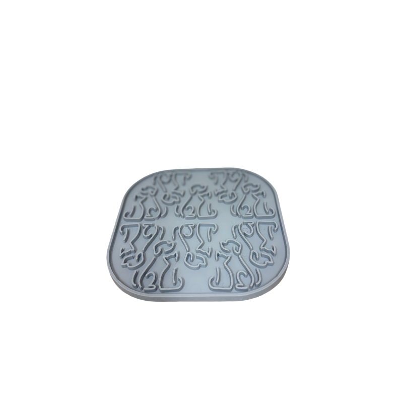 Fiboo Mata Lollipop jasno szara 19×19 cm | Fiboo