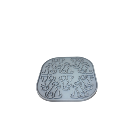 Fiboo Mata Lollipop jasno szara 19×19 cm | Fiboo