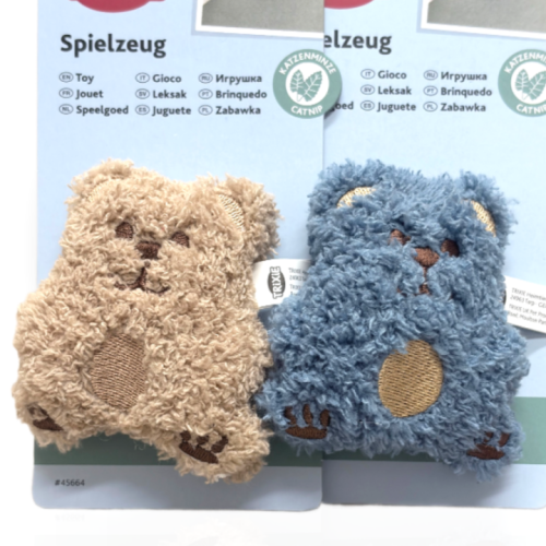 Trixie Miś pluszowy z kocimiętką 8cm | zabawka dla kota