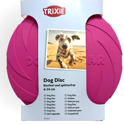 Trixie Dog Disc dysk z naturalnej gumy 24cm | gumowe frisbee dla psa
