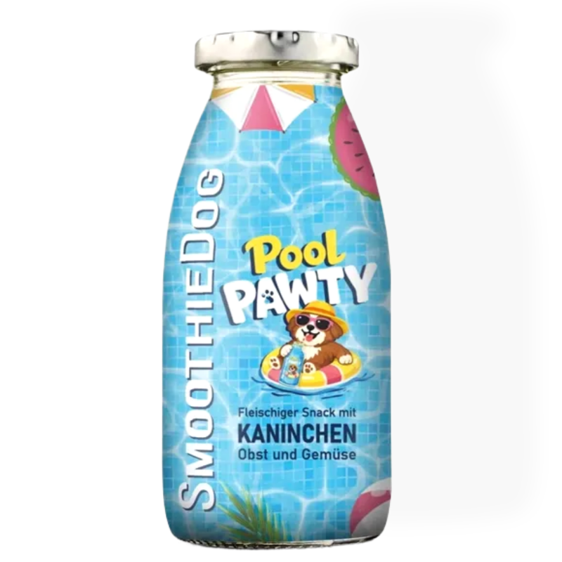 SmoothieDog Pool Pawty Królik 250ml | Przekąska płynna dla psa