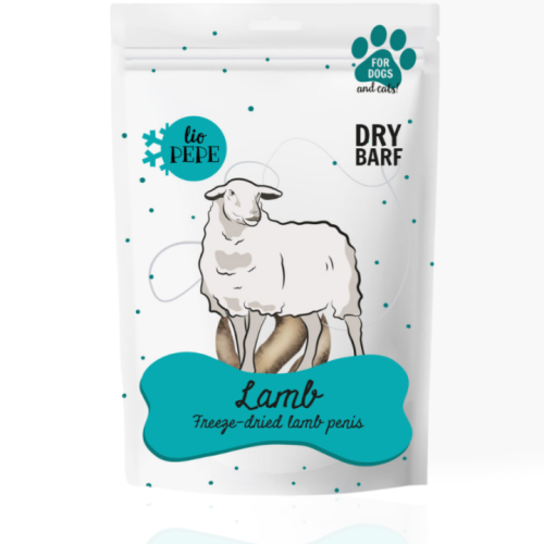 Pepe Lio Penis Jagnięcy 60g | Liofilizowany przysmak dla psa