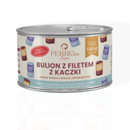 Perro Bulion z Filetem z Kaczki 140g | Bulion dla psa i kota