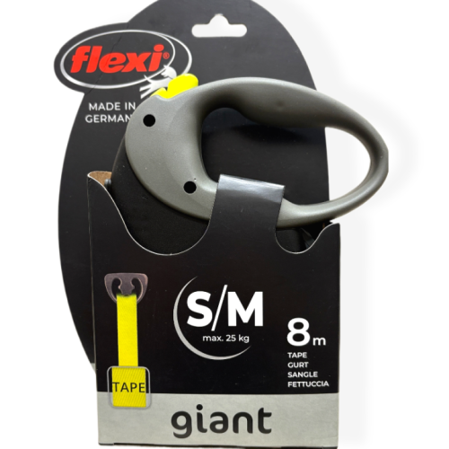Flexi Giant smycz automatyczna 8m S/M neonowa | Smycze