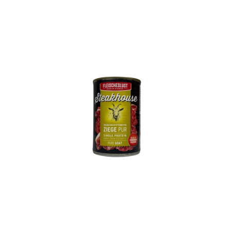 Fleischeslust Karma mokra steakhouse pure koza 400g | Fleischeslust