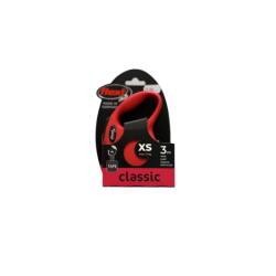 Flexi Smycz automatyczna Classic XS 3m czerwona | Flexi