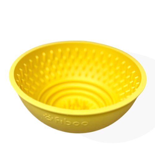 Fiboo Fiboowl Flip żółta 17cm | miska dla psa