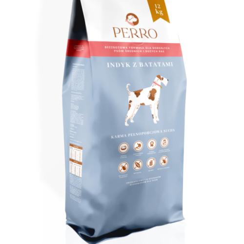 Perro Indyk z Batatami M/L 1kg Sucha Karma | Karma dla psa