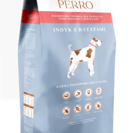 Perro Indyk z Batatami M/L 1kg Sucha Karma | Karma dla psa