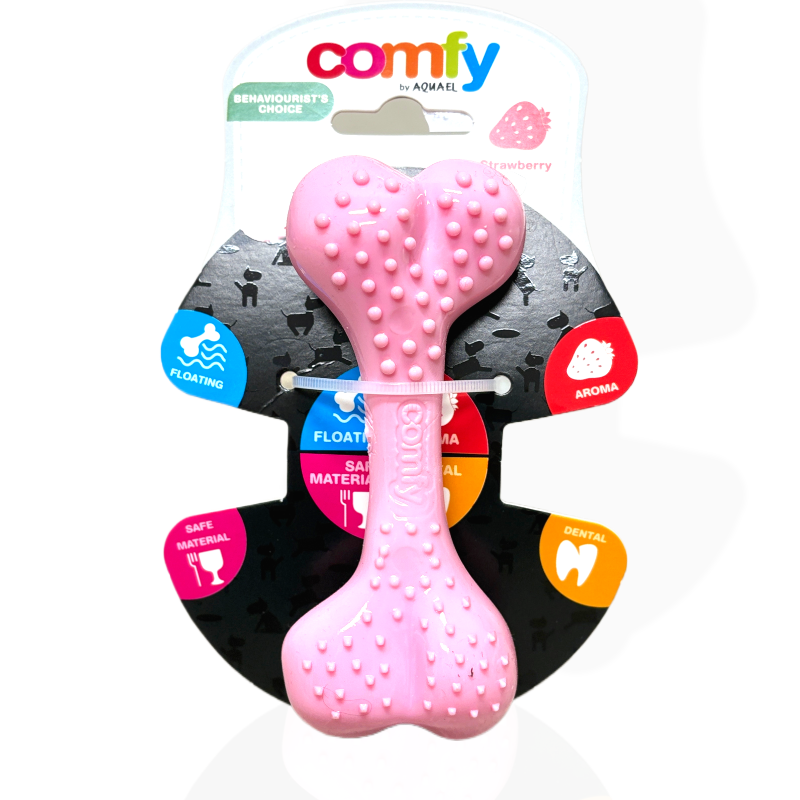 Comfy Kość Dental Bone 12,5cm Truskawka | Sklep