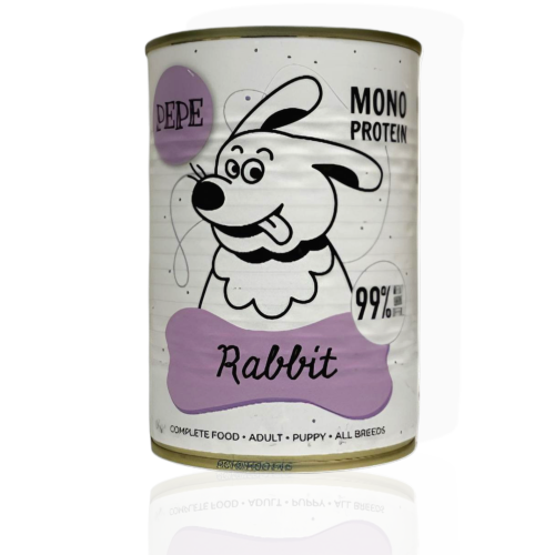 PEPE Królik 400 g | Karma mokra dla psa