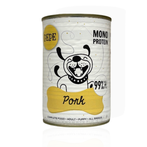 PEPE Wieprzowina 400 g | Karma mokra dla psa