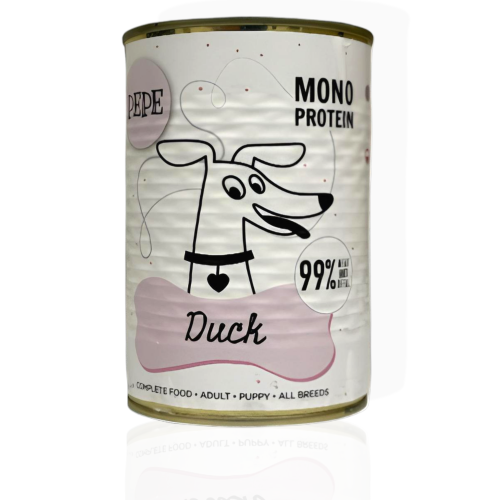 PEPE Kaczka 400 g | Karma mokra dla psa