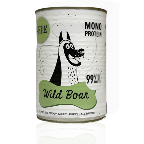 PEPE Dzik 400 g | Karma mokra dla psa