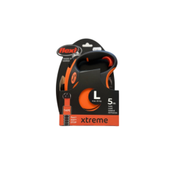 Flexi Smycz automatyczna Xtreme L 5m pomarańczowa | Flexi