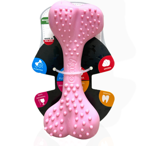 Comfy Kość Dental Bone 12,5cm Truskawka | Sklep