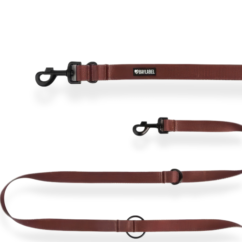 Baylabel Espresso smycz hands free 300 x 20mm | Smycze