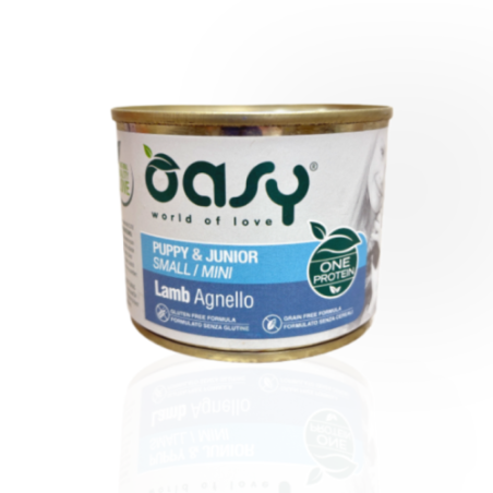 Oasy One Protein Puppy i Junior Mini Mokra Karma z Jagnięciną 200g | mokra karma dla psa