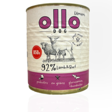 Ollo Umami Mokra Karma Premium z Jagnięciną i Wołowiną 850g | mokra karma dla psa