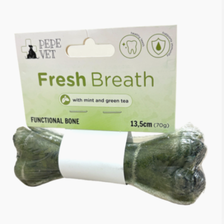 Pepe Vet Kość Fresh Breath 13,5cm 70g | gryzak dla psa