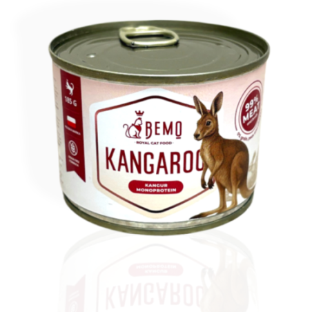 Bemo Kot Monoproteina Kangur 185g | mokra karma dla kota