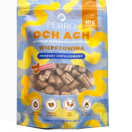 Perro Och Ach Wieprzowina 40g | przysmaki dla psa