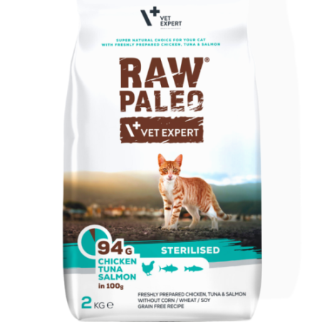 Raw Paleo Sterilised Cat 2kg | Karma sucha dla kota