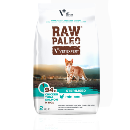 Raw Paleo Sterilised Cat 2kg | Karma sucha dla kota