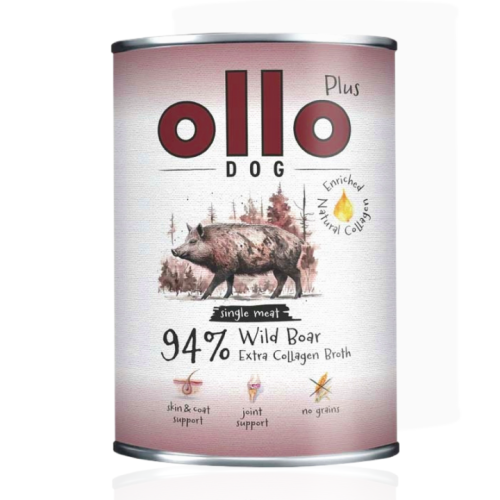 Ollo Plus Kolagen Dzik 400g | Karma mokra