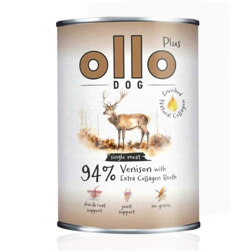 Ollo Plus Kolagen Jeleń 400g | Karma mokra