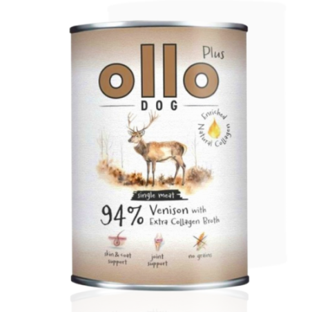 Ollo Plus Kolagen Jeleń 400g | Karma mokra