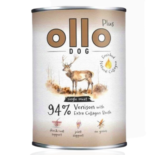 Ollo Plus Kolagen Jeleń 800g | Karma mokra