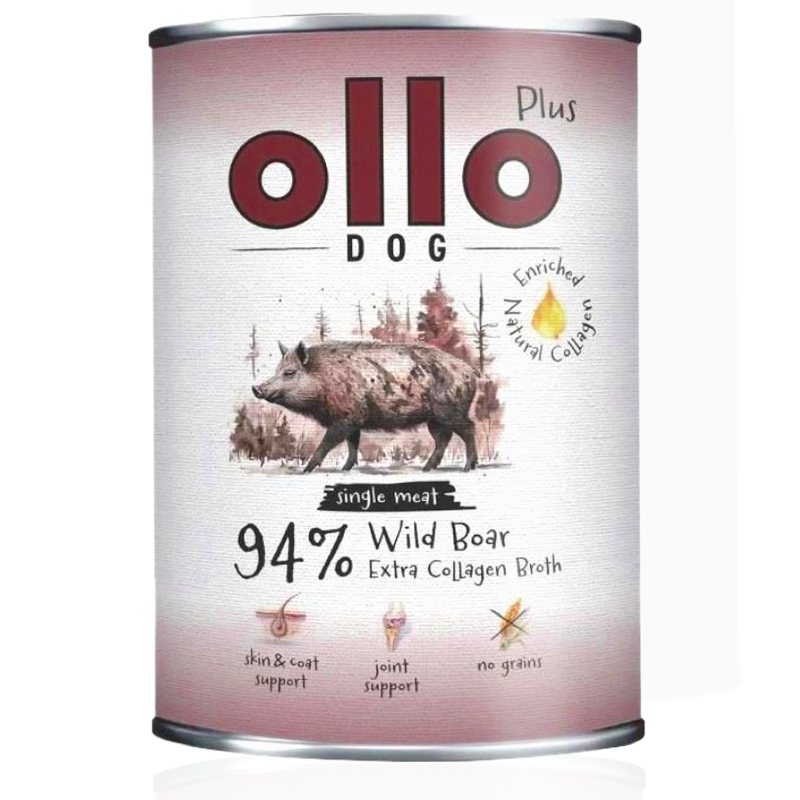Ollo Plus Kolagen Dzik 800g | Karma mokra
