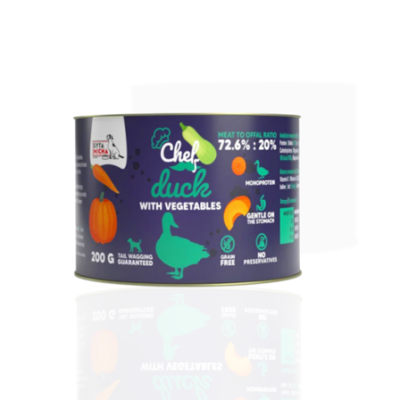 Syta Micha Chef Kaczka z Warzywami 200g | Karma