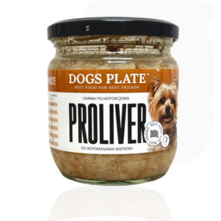 Dogs Plate Proliver z Indykiem 360g | mokra karma dla psa