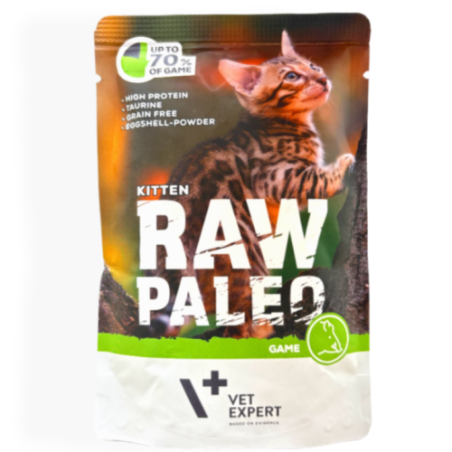 Raw Paleo Kitten Mokra Karma dla Kociąt z Dziczyzną 100g | mokra karma dla kota